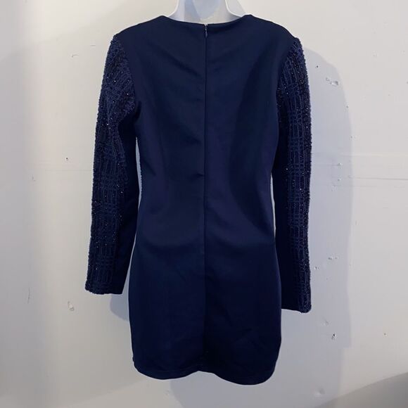 Puccini Textured Long Sleeve Dress Medium - Picture 6 of 6